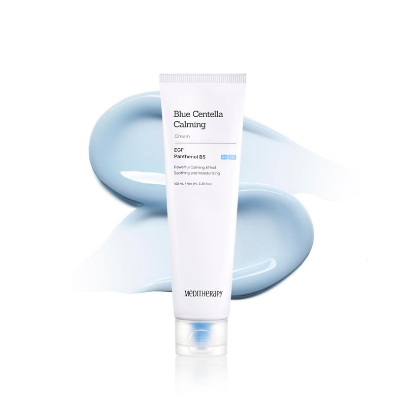 Blue Centella Calming Cream  Hydrating Korean Face Moisturizer  Rapid Soothing Moisturizer Face Cream for All Types  Strengthening Skin Barrier for Glowing Skin  NonClogging Pore 169 floz
