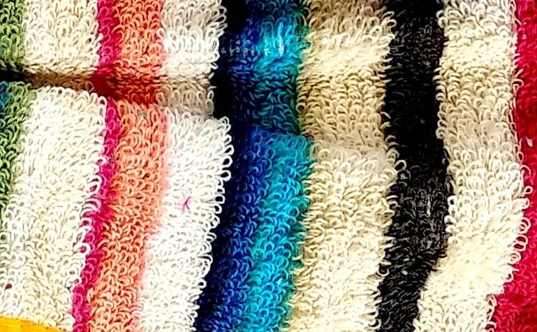 Space Fly collection Space Fly collection Super Absorbent Cotton Hanging Hand Kitchen Towel Napkin/Hand Towel with Ties, Stylish, Attractive (25x45 CM) (Set of 6) (Multi Color) - Image 2