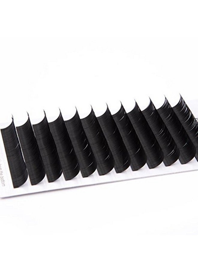 EYEMEI - Hes Extension 0.15Mm C Curl 16Mm Natural Individual Eyelash Extensions Supplies Black Faux Mink Lash Extension Professional Salon Use By Eyemei (0.15-C-16Mm) - Image 1