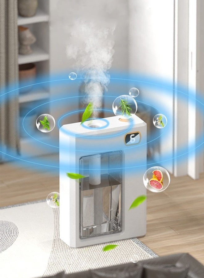 HOMESTAR Automatic Aromatherapy Diffuser, Automatic Diffuser Sprayer Toilet Freshener Intelligent Aromatherapy Diffuser Mini Air Freshener Humidifier for Bedroom/Baby Nursery/Bathroom/Living Room ﻿ - Image 2