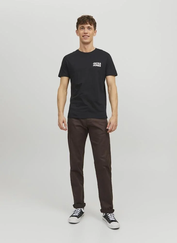 جاك اند جونز Logo Crew Neck T-Shirt