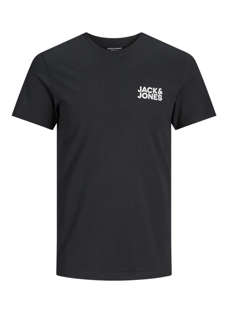 جاك اند جونز Logo Crew Neck T-Shirt