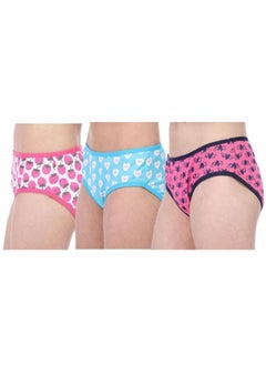 DICE Girls Printed Underwear Pack 3 