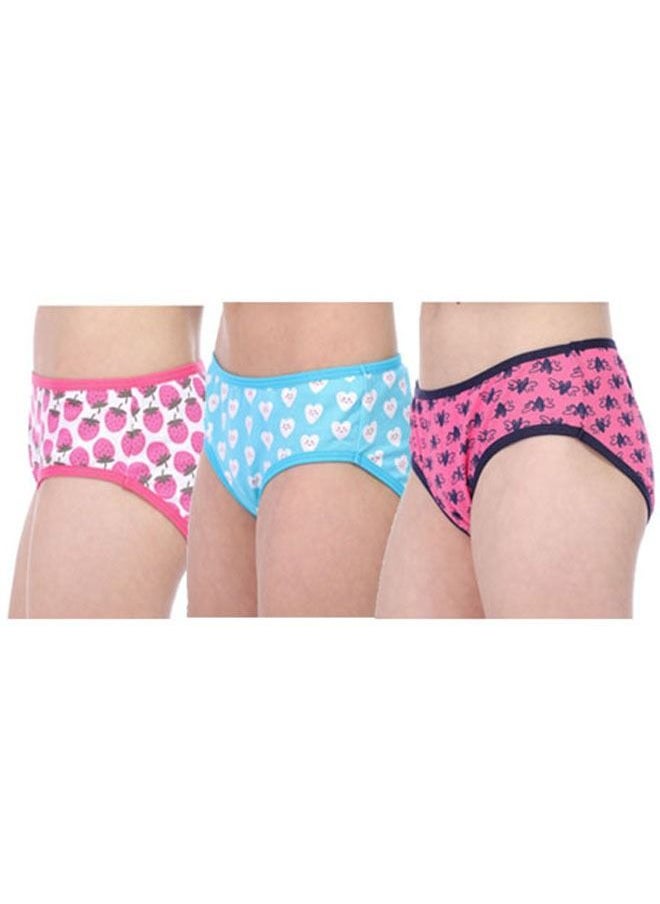 DICE Girls Printed Underwear Pack 3 