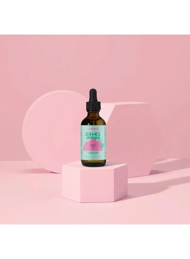 JoySpring, D3 + K2 Drops, 2 fl oz (60 ml) - Image 4