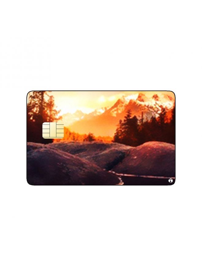 RKN PRINTED BANK CARD STICKER Beautiful Nature View Picture - Image 2