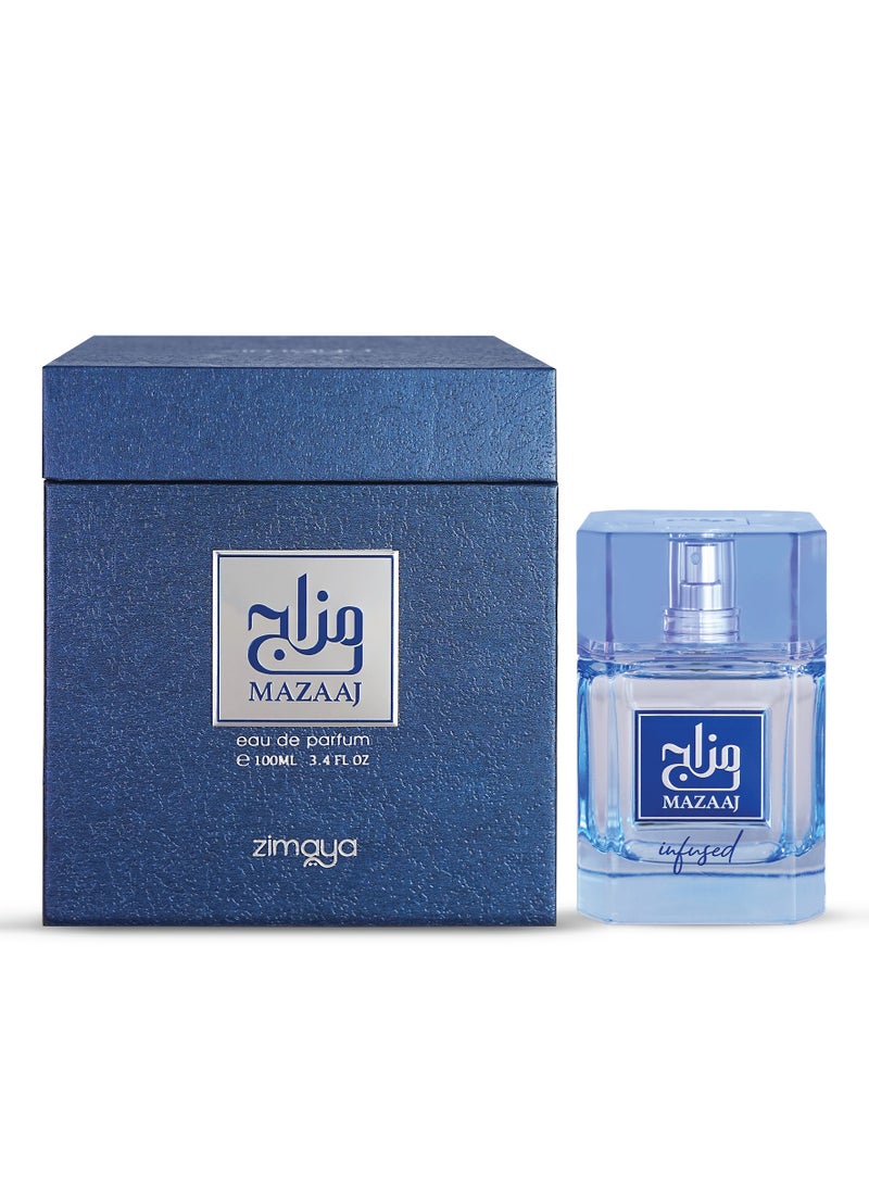 zimaya Mazaaj Infused Eau De Parfum For Men, 100ML - Image 2