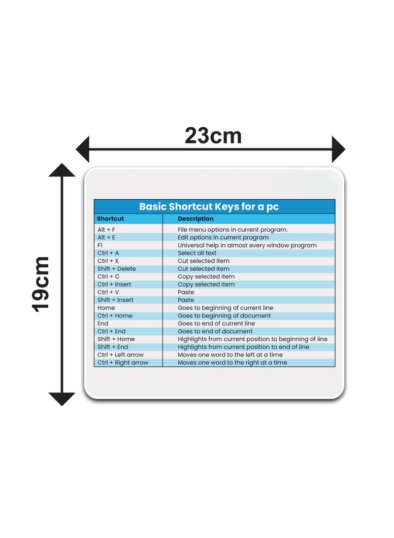 Mousepad for Mac OS and Windows Shortcut Quick Reference Guide - Gift for Employees - Dad - Coworkers - Colleagues - Friends and Family - Image 5