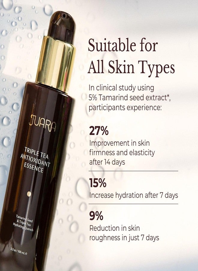 JUARA Triple Tea Hydrating Toner - Hyaluronic Acid Face Toner with Antioxidants, Oil-Free Plumping Gel for All Skin Types, 3.3 oz - Image 5