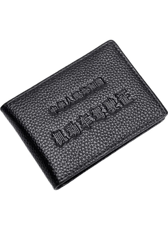 JEVI Top-Grain Leather Driver'S License Holder, Genuine Leather Multifunctional Creative Driving Permit Card Holder For Men And Women - Image 1
