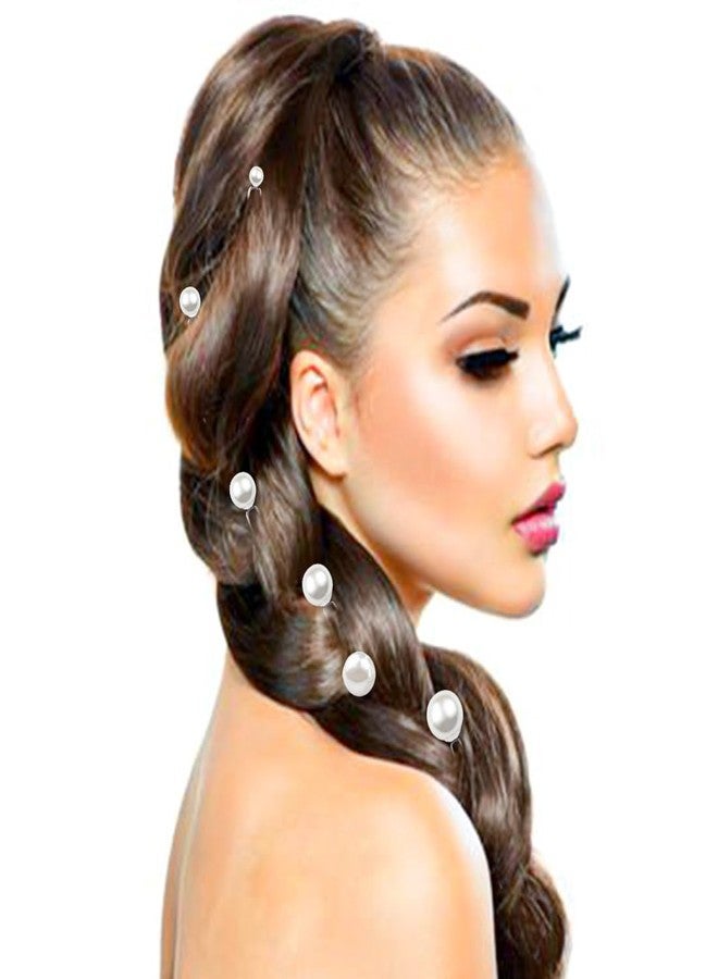 ELANE 36 Pcs Pearl Hair Pins and Bridal Accessories with Pearl Bobby Pins for Wedding Hairstyles (Silver) - Image 4