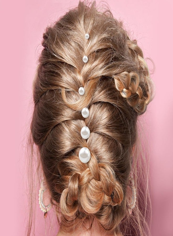 ELANE 36 Pcs Pearl Hair Pins and Bridal Accessories with Pearl Bobby Pins for Wedding Hairstyles (Silver) - Image 5