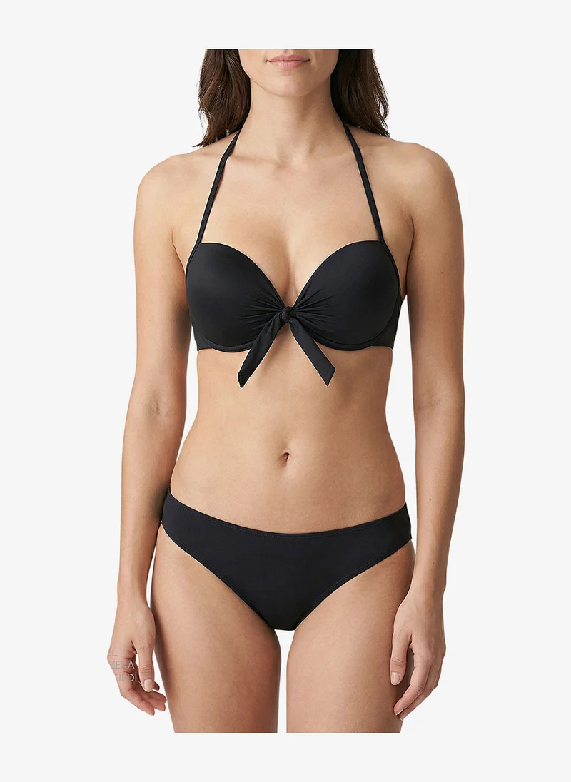 بنتي Women Cup Black Bikini Top