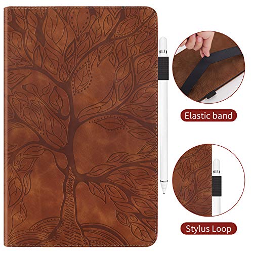 TIPOYOROO Case for Samsung Galaxy Tab S6 Lite 2022/2020 10.4", SM-P610/SM-P615/SM-P613/SM-P619 Cover PU Leather Multi-Angle Stand Flip Case with Card Holder - Brown - Image 4