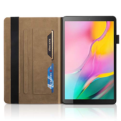 TIPOYOROO Case for Samsung Galaxy Tab S6 Lite 2022/2020 10.4", SM-P610/SM-P615/SM-P613/SM-P619 Cover PU Leather Multi-Angle Stand Flip Case with Card Holder - Brown - Image 3