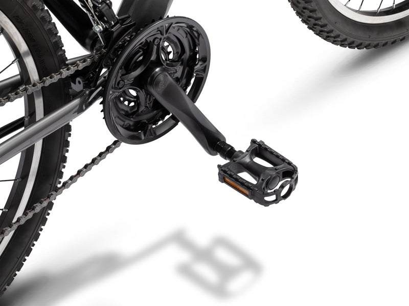 SCHWINN دواسات دراجة شوان الأساسية المركبة، سوداء، مجموعة من 2، خفيفة الوزن، مع عواكس، تناسب 1/2" أو 9/16" كرانك، أسطح مصبوبة للقبضة، تركيب سهل، دواسات دراجة بديلة - Image 5