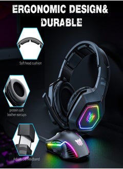 onikuma Professional Gaming Headset For PS4/PS5/XOne/XSeries/Nintendo Switch/PC -Wired  - Image 4