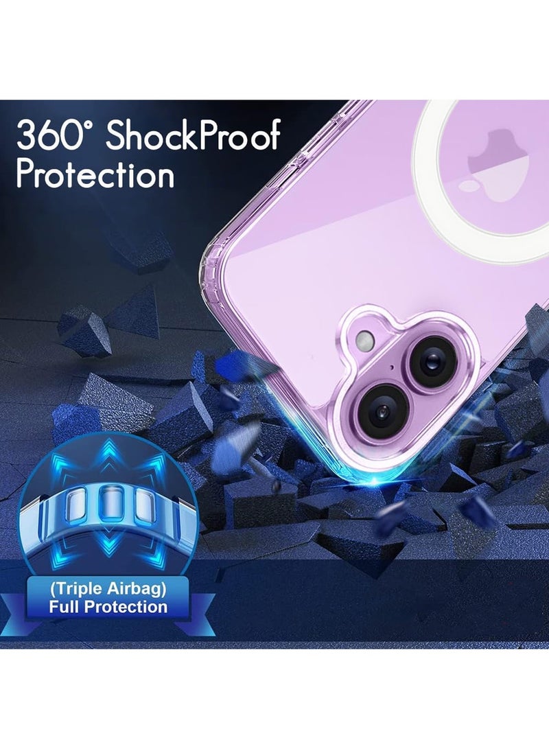 Techie حافظة آيفون 17 مع MagSafe – رقيقة، شفافة مضادة للاصفرار مع حماية عدسة الكاميرا، حامل مغناطيسي متوافق مع الشحن اللاسلكي - شفافة - Image 4