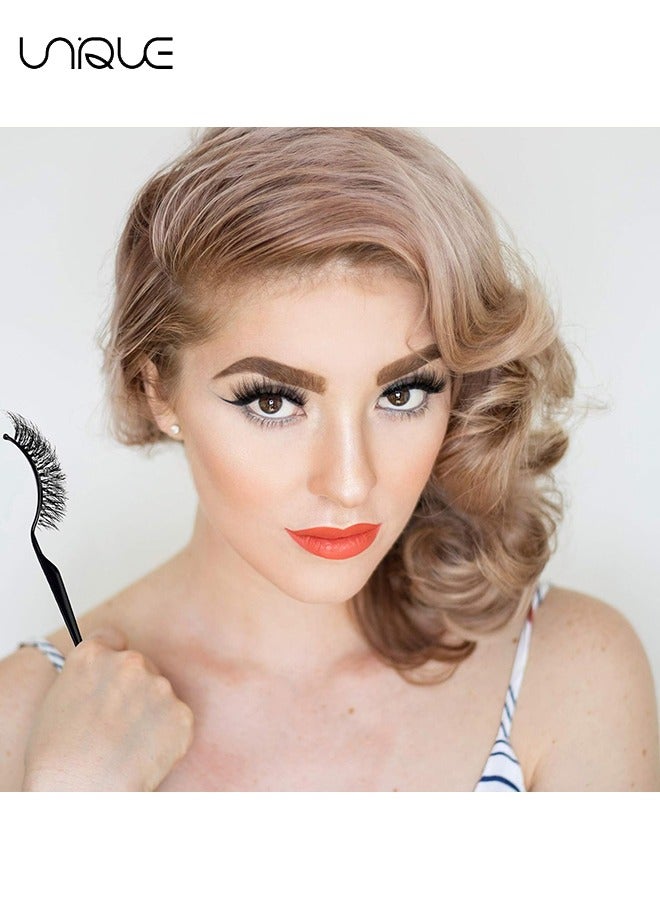 يونيك 30 قطعة الرموش الاصطناعية عرض العصا ، 3D رمش ملحقات نمط محاولة على العصي ، وزرع الرموش المطعمة قضيب تأثير المعرض مساعد حاملي الرموش وهمية اللوازم ، أسود وواضح - Image 5