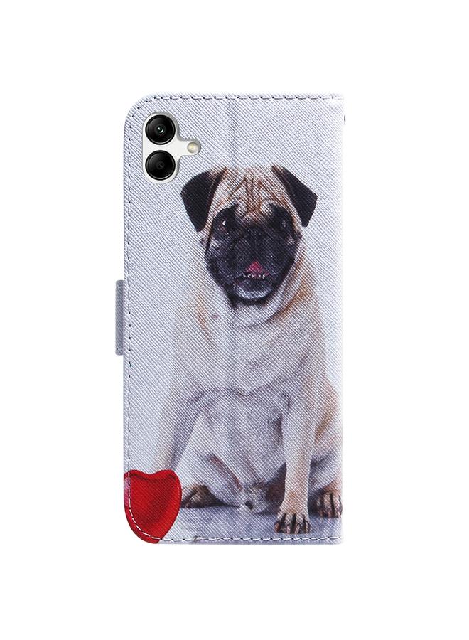 اس-توب جراب هاتف Samsung Galaxy A04e / F04 / M04 من الجلد الصناعي برسومات ملونة - Image 3