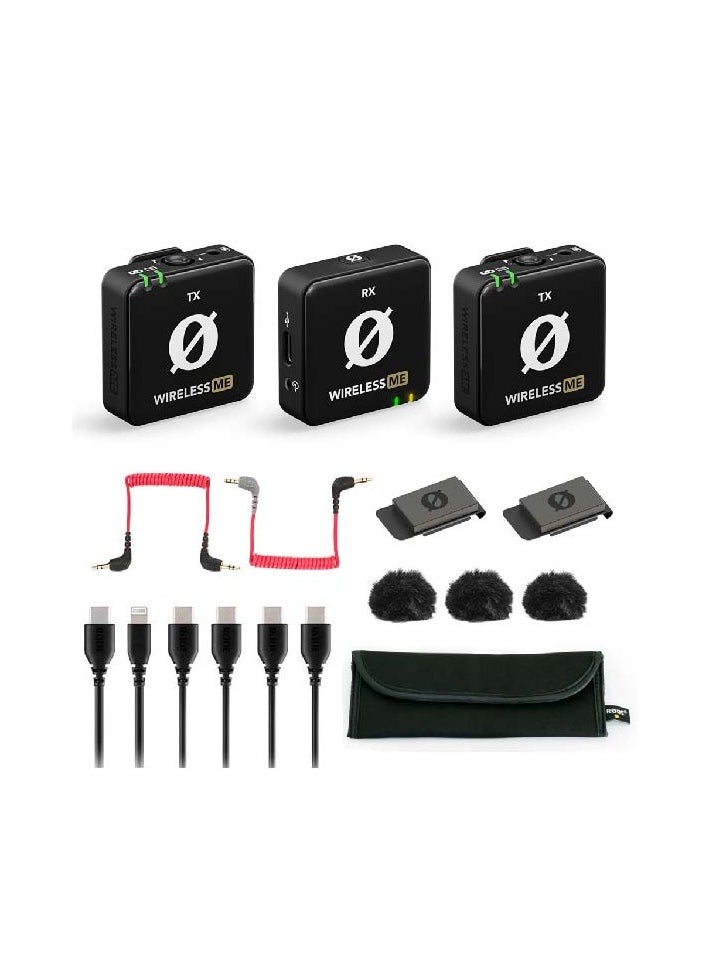 FIPKA - Rode Wireless Me Dual Set Ultra-Compact Wireless Microphone System With Built-In Microphones - Image 1