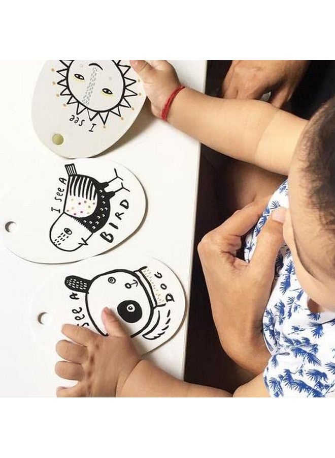 Wee Gallery Stroller Cards - I See On a Walk - Identification Travel Activity for Babies and Toddlers, with Snap on Strap for Walks, Car Seat, Bag, Stroller - Image 5