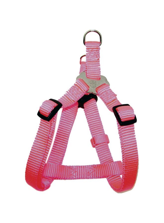 Hamilton Adjustable Easy-On Step-in Style Dog Harness, 5/8-Inch by 12-20-Inch, Small, Hot Pink