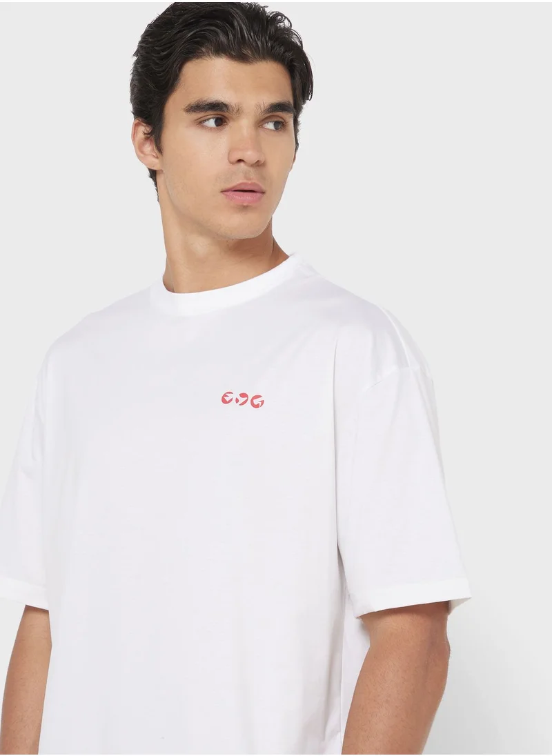 سفنتي فايف Casual Oversized T-Shirt