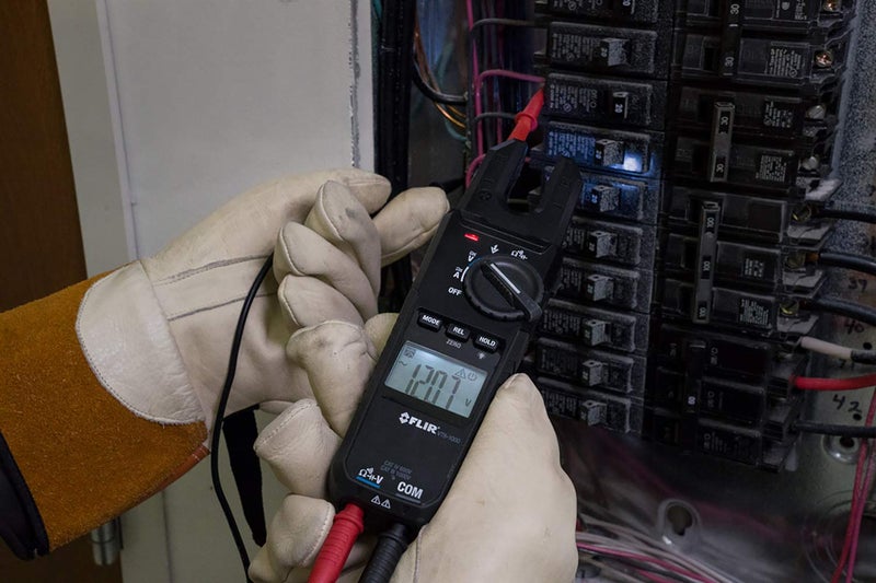 FLIR VT8-1000 - Voltage, Continuity and Current Tester - 1000V/200A with Open Jaw, Black - Image 5