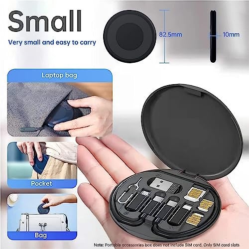 Like Star® All in One 60W USB Fast Charging Travel Data Cable Set Type C, Lightening and Micro USB Port Inbuilt Mobile Stand Compatible with iPhone, iPad, Samsung, RealMe & All Other Android Phones - Image 5