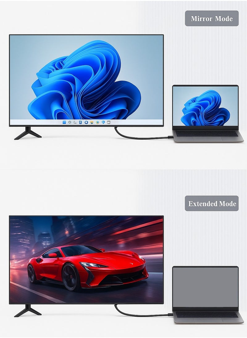فوجيشكا العربي: كابل HDMI إلى VGA بطول 3 متر – موصل ذكر إلى ذكر لتوصيل مشغلات الفيديو بالتلفاز أو البروجيكتور  - Image 2