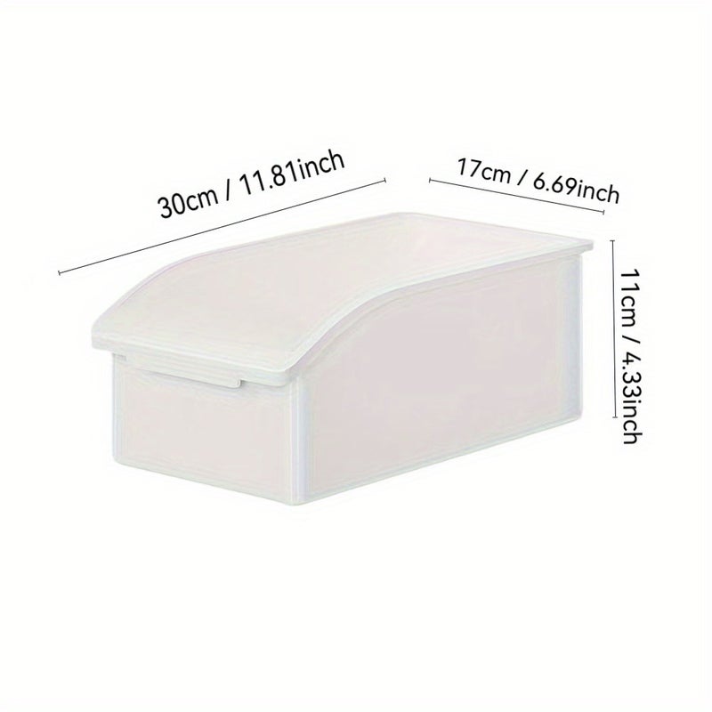4pcs Practical Food Grade Refrigerator Organizer Large Capacity Storage Boxes for Vegetables Fruits Eggs Freezer Safe Kitchen Essentials - Image 5