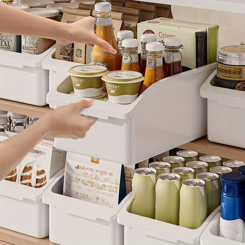 4pcs Practical Food Grade Refrigerator Organizer Large Capacity Storage Boxes for Vegetables Fruits Eggs Freezer Safe Kitchen Essentials - Image 2