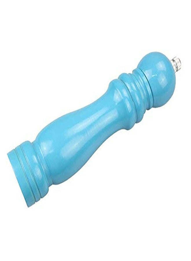 CherryBox Wooden Salt and Pepper Grinder - Mixer Mill Shaker Sprinkler - Steel Blades Crusher - Spice Storage (1 Pcs) (Blue - 6 Inch) - Image 5