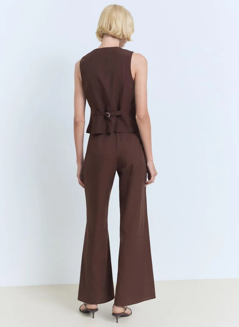 مانجو Straight-Fit Suit Trousers