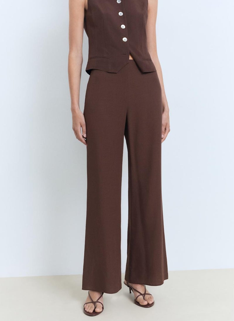 MANGO Straight-Fit Suit Trousers  - Image 1