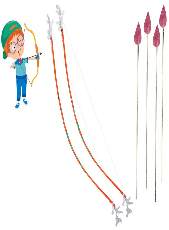 Ekan Kids Bow Arrow Target Game Toy Set for Boys and Girls, Return Gift Item Multi Color - Image 1