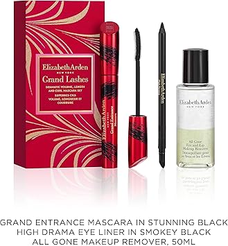Elizabeth Arden Elizabeth Arden GRAND LASHES Dramatic Volume Length and Curl Grand Entrance Mascara 3piece Set Worth 57 eye makeup gifting for women  - Image 2
