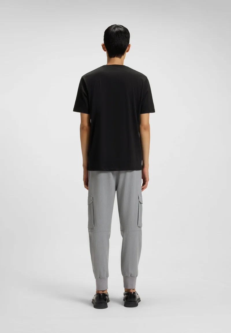 HUGO Cotton-jersey T-shirt with dog artwork