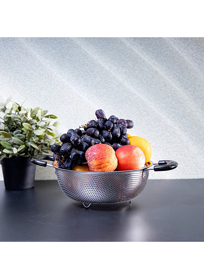 Royalford Stainless Steel Fruit Basket/Strainer Silver - Image 4