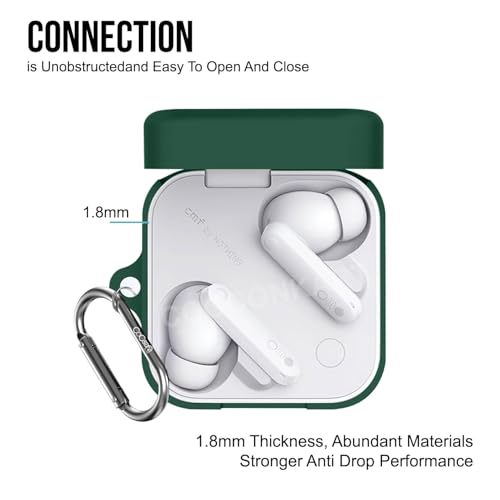 Cocoonkart Soft Silicone Case Cover for CMF by Nothing Buds Pro 2 | Buds 2 | Buds 2 Plus (Green) - Image 4