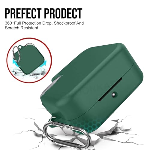 Cocoonkart Soft Silicone Case Cover for CMF by Nothing Buds Pro 2 | Buds 2 | Buds 2 Plus (Green) - Image 5