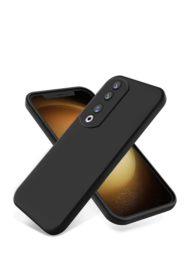 general Phone Case For Honor 90 Case Slim Protective Silicone Back Case Cover For Honor 90 Black (Honor 90, Black) - Image 1