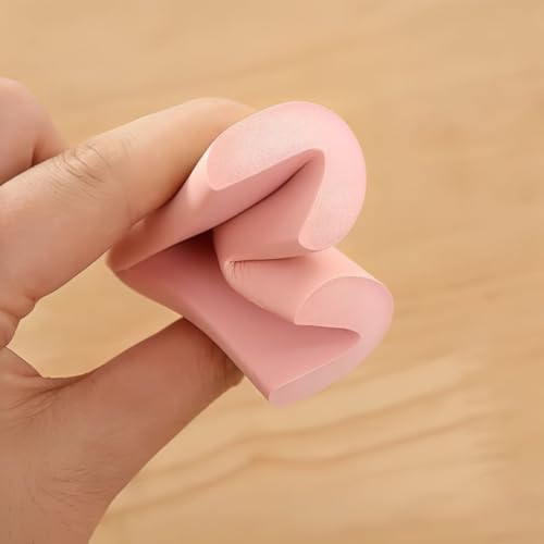 SYGA Pack of 12 Thick Baby Child Infant Kids Safety Table,Desk, Furniture Corner Edge Cushions Guard Protectos (Light Pink) - Image 4