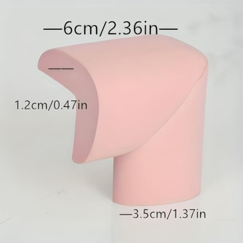 SYGA Pack of 12 Thick Baby Child Infant Kids Safety Table,Desk, Furniture Corner Edge Cushions Guard Protectos (Light Pink) - Image 5