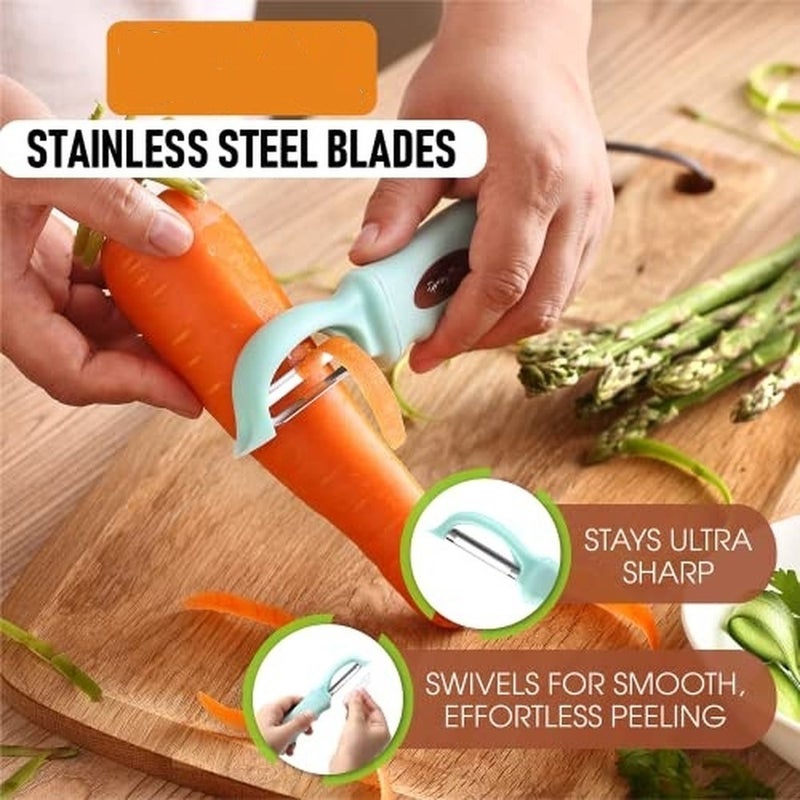 Levesica Premium Swivel Vegetable Peeler Mint - Image 2