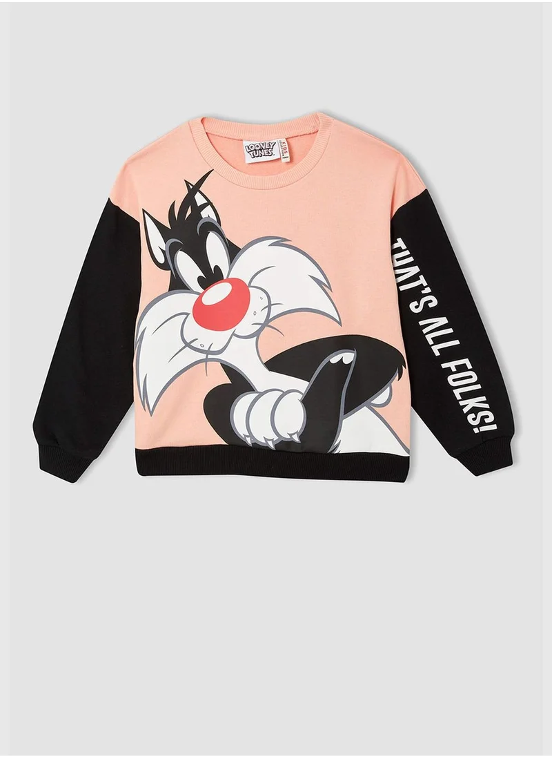 DeFacto Looney Tunes Licenced Regular Fit Long Sleeve Sweatshirt