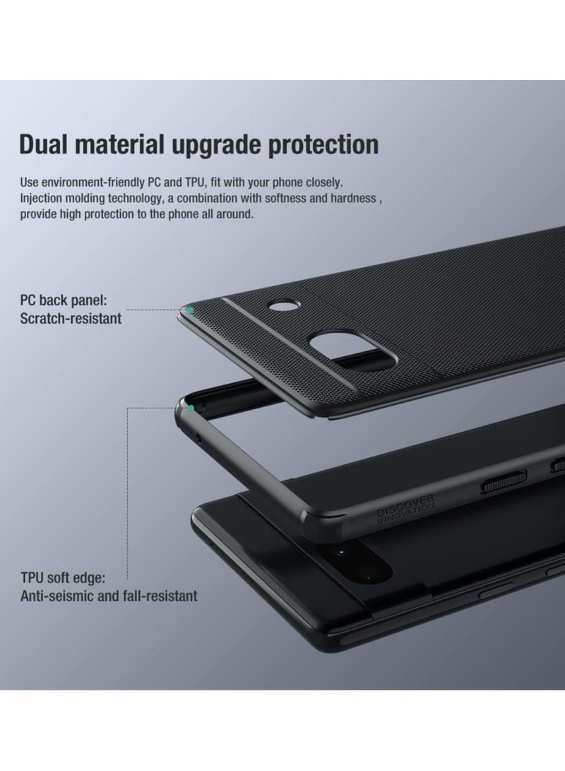 Nillkin Google Pixel 7A 2023, Frosted Shield Cover, Full-Body Protective Phone case, Hard PC Back & Soft Bumper, Slim Protective Case - Image 3