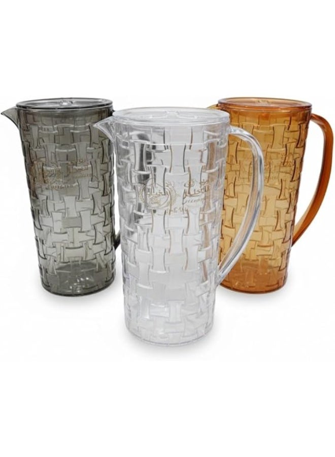 Premium Clear Acrylic Juice Pitcher – Elegant Modern Design That Adds a Luxurious Touch to Your Table & Special Occasions HR - Image 3