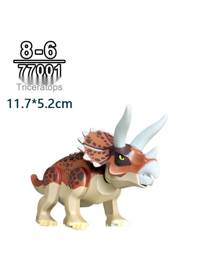 NIBEMINENT Dinosaur Building Blocks - Jurassic Assembly Educational Toy